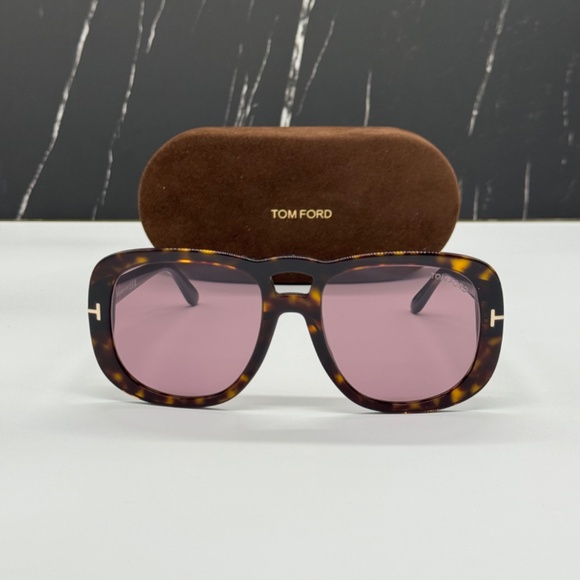 NEW TOM FORD TF1012 ECO 52Y WOMEN SUNGLASSES TOM FORD BILLIE FT1012/S EYEWEAR - Picture 1 of 12